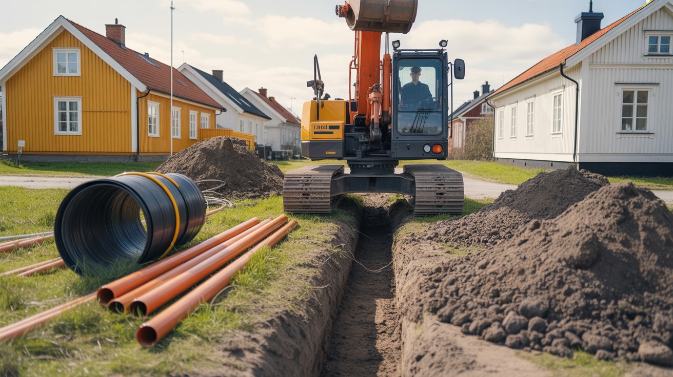 Installera vatten avlopp