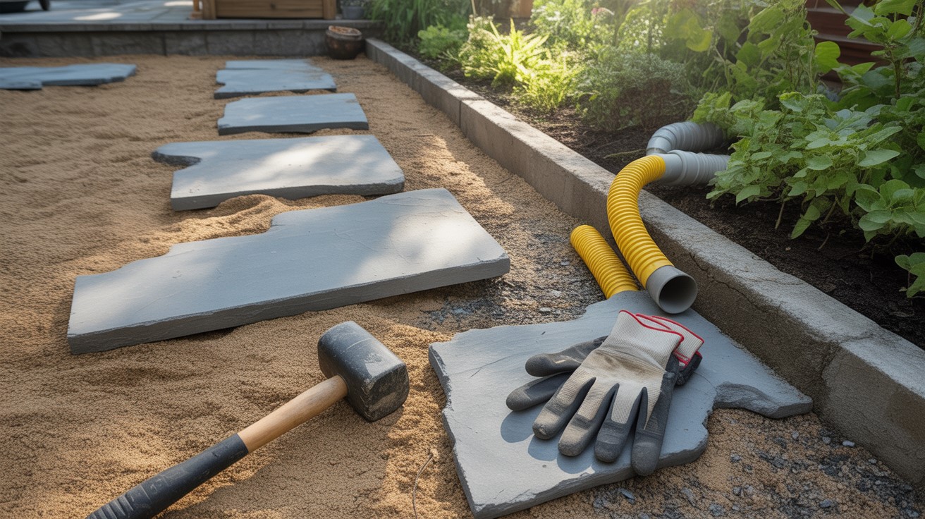 lagga marksten stenlaggning